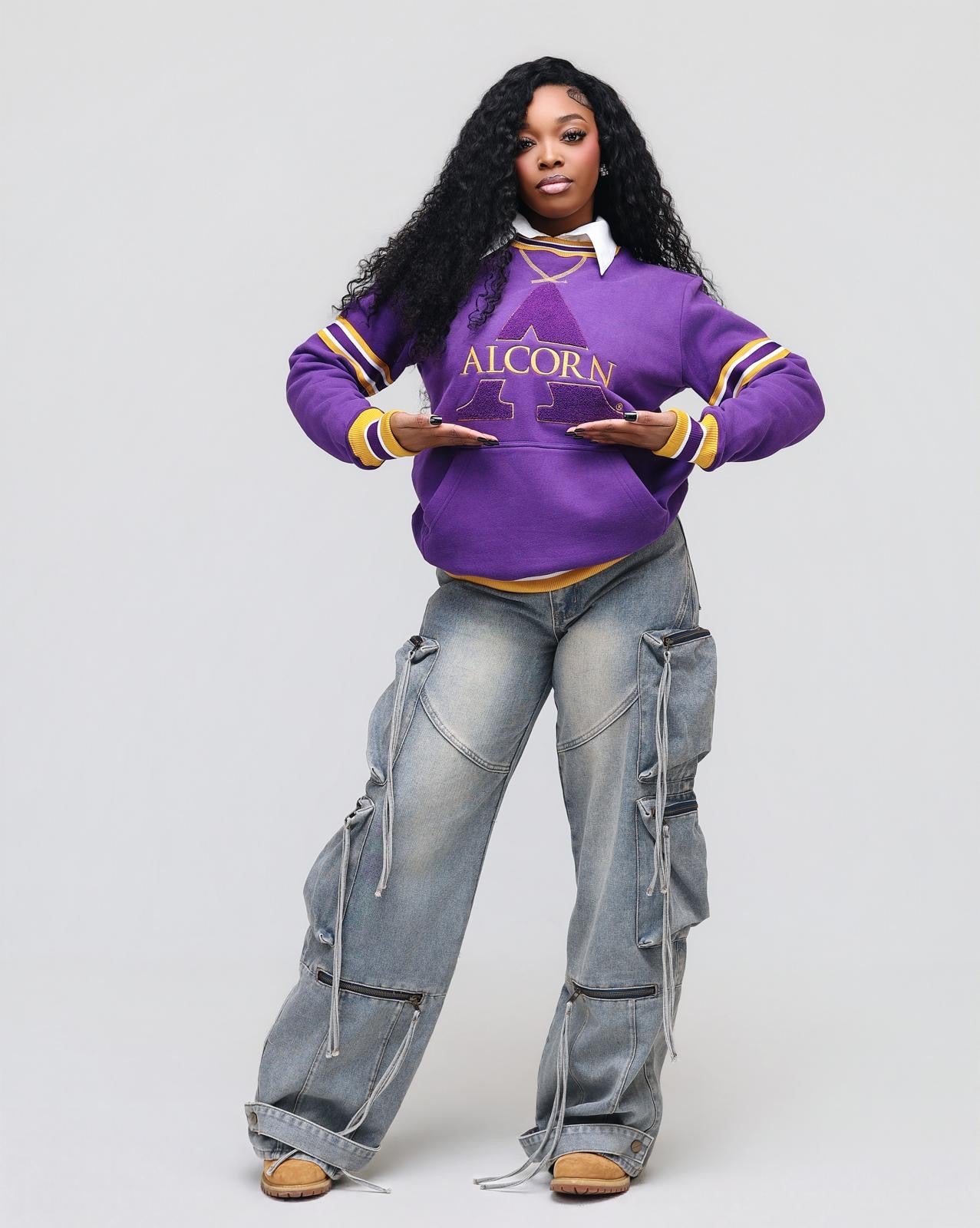 Alcorn State Purple Crewneck
