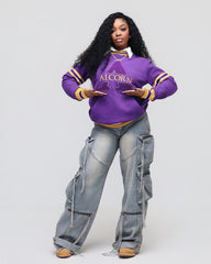 Alcorn State Purple Crewneck