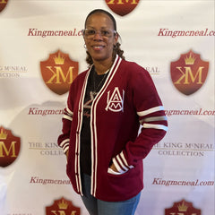 Alabama A&M Maroon Fleece Cardigan