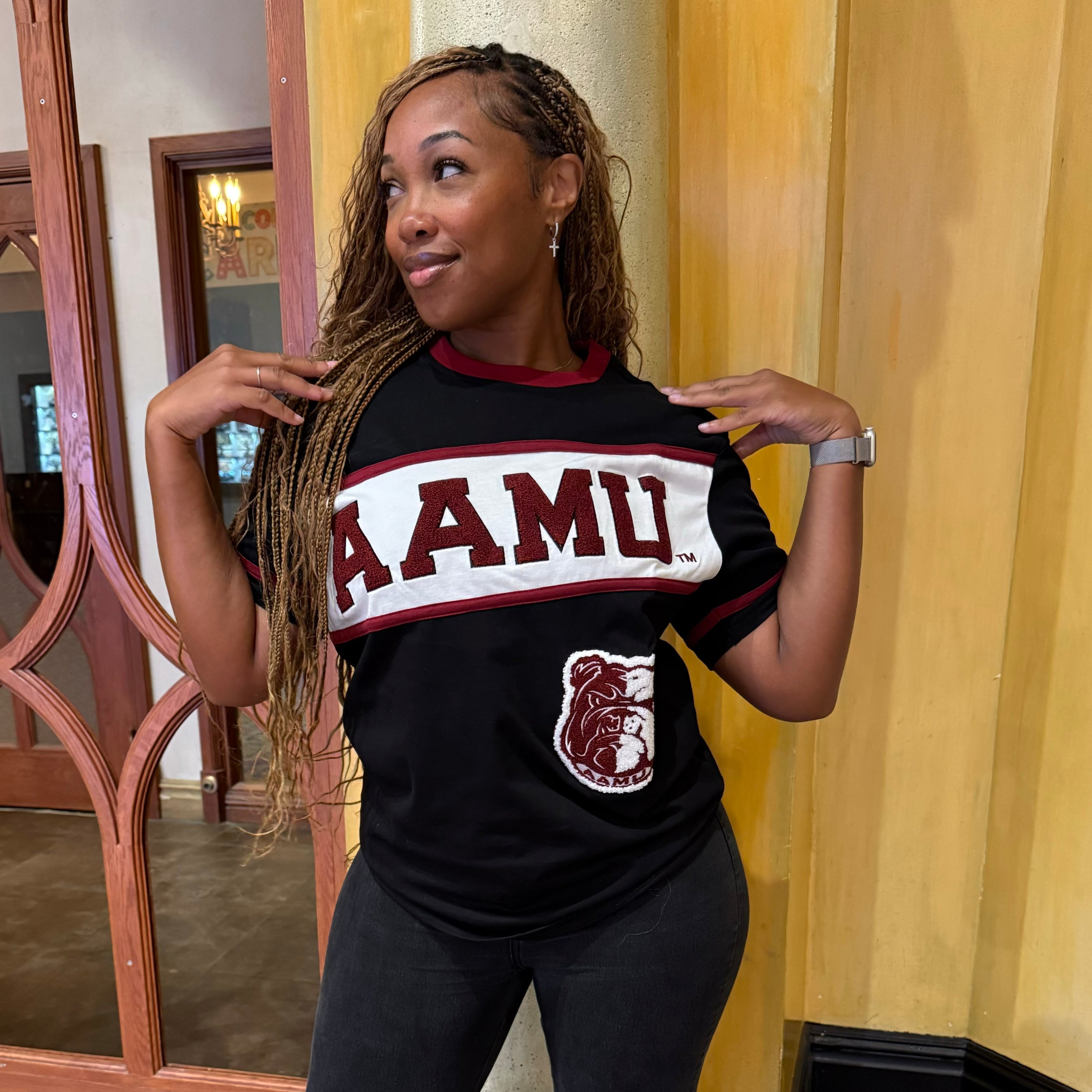 Alabama A&M Black Jersey Shirt