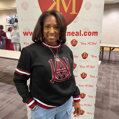 Alabama A&M Black Letter Crewneck