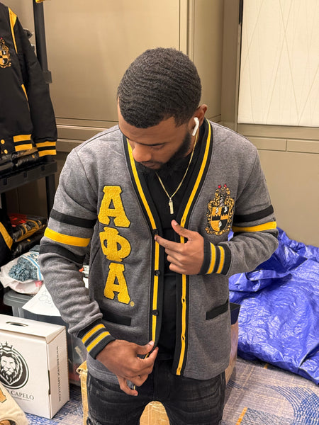 Alpha Dark Grey Fleece Cardigan – The King McNeal Collection