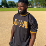 Black Alpha Baseball Jersey