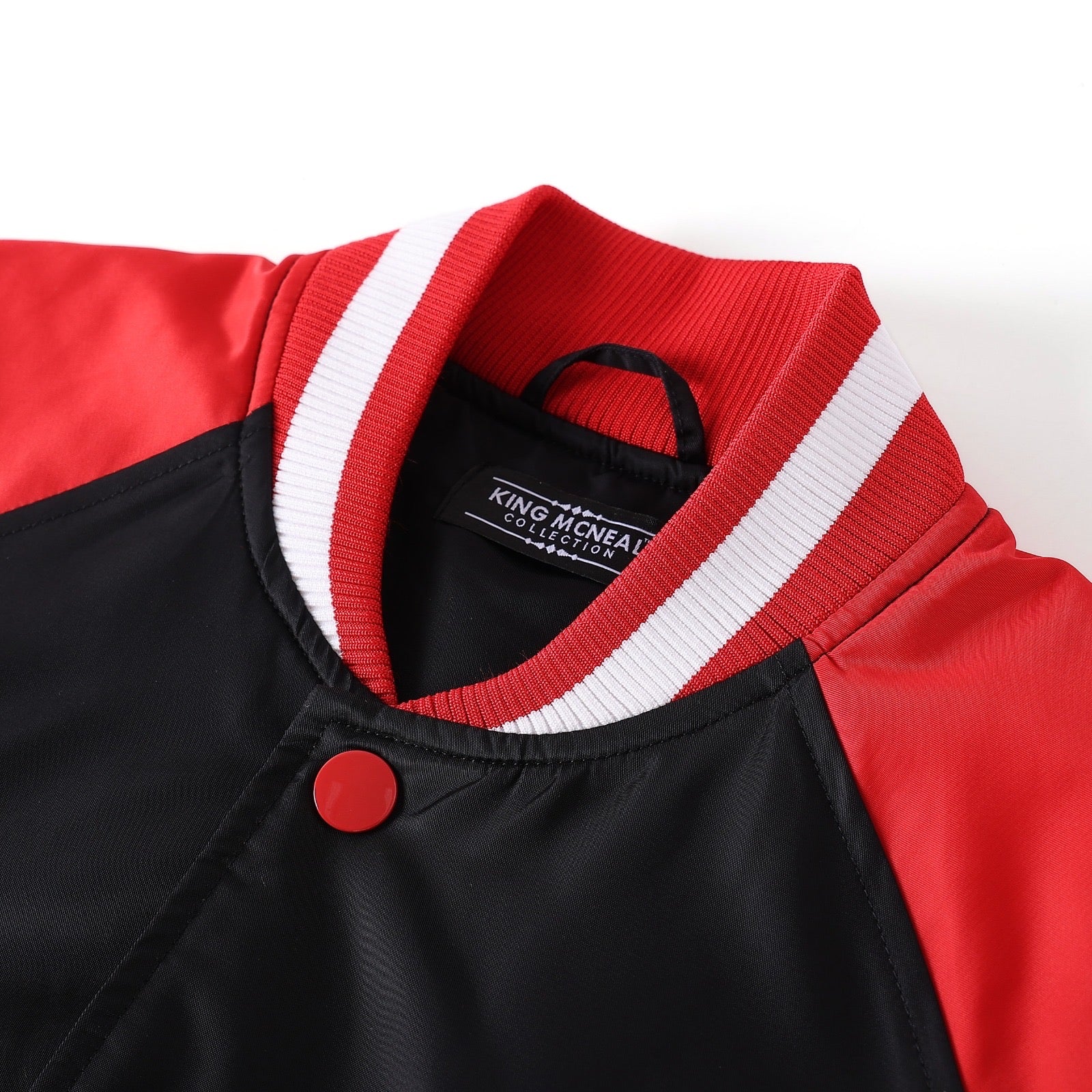 Black Delta Bomber Jacket Custom Lining