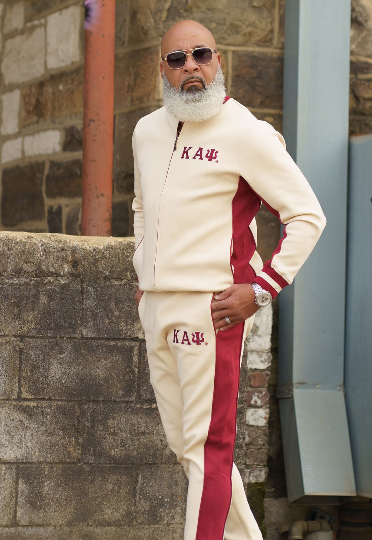 Kappa Cream Air Tech Fleece Warm Up Jacket