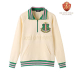 AKA Cream Quarter Zip Sweatshirt Unisex