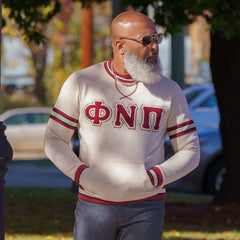 Kappa Phi Nu Pi Neutral Chenille Crewneck