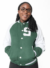 Michigan State Green Fleece Jacket