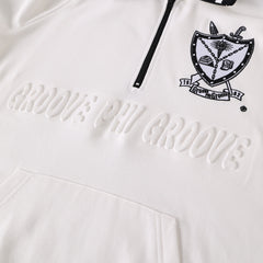 Groove Phi Groove White Quarter Zip Sweatshirt