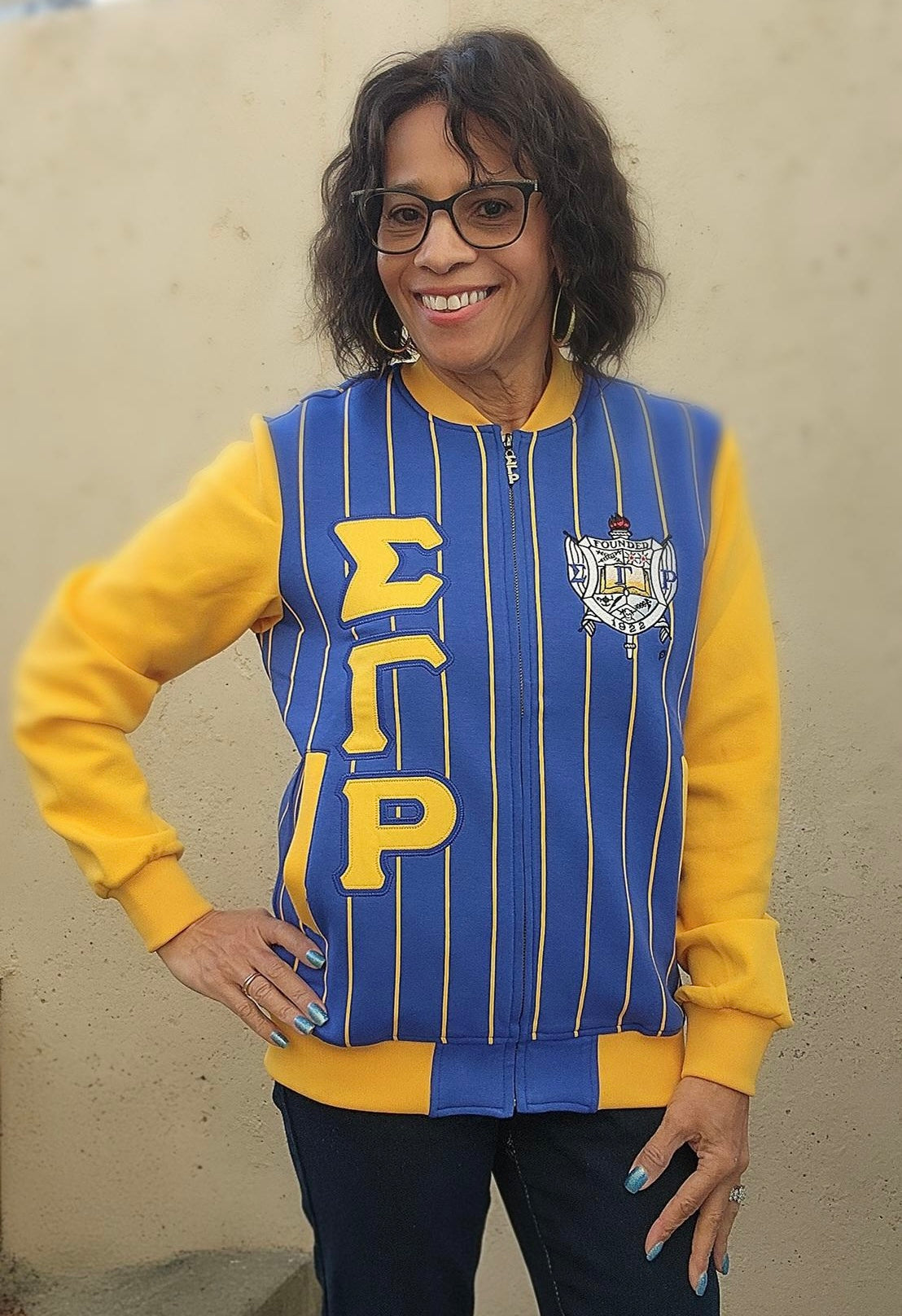 SGRho Pinstripe Tech Fleece Jacket