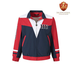 Howard University Blue Full Zip Windbreaker Tech