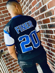 Zeta Black Football Jersey