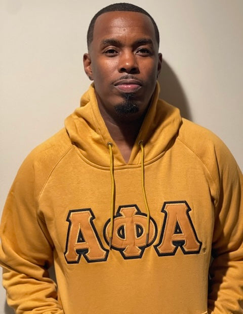 Alpha Old Gold Premium Hoodie