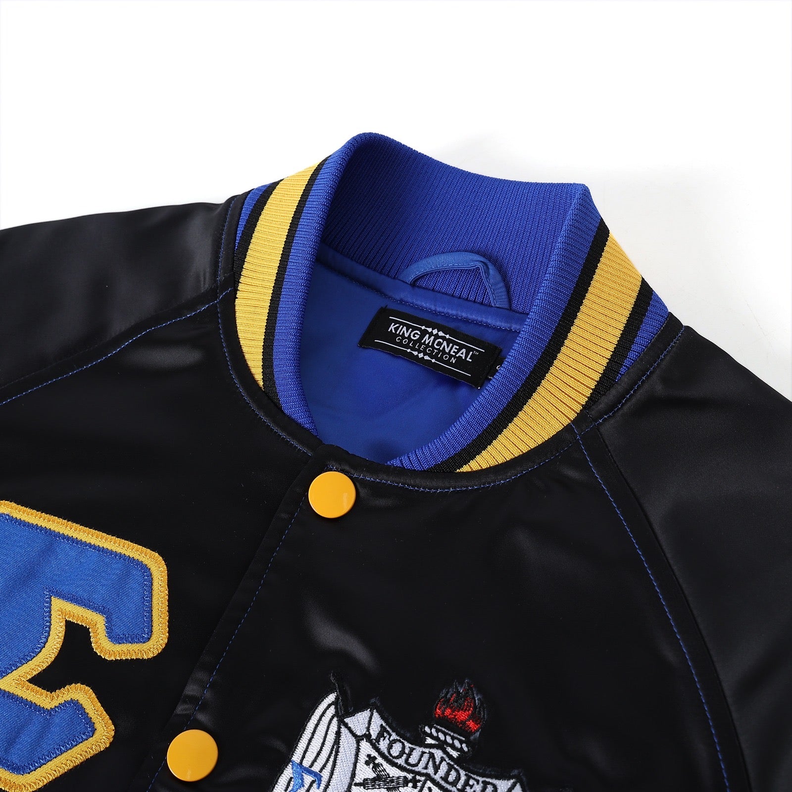 Sigma Gamma Rho Black Ombré Bomber Jacket