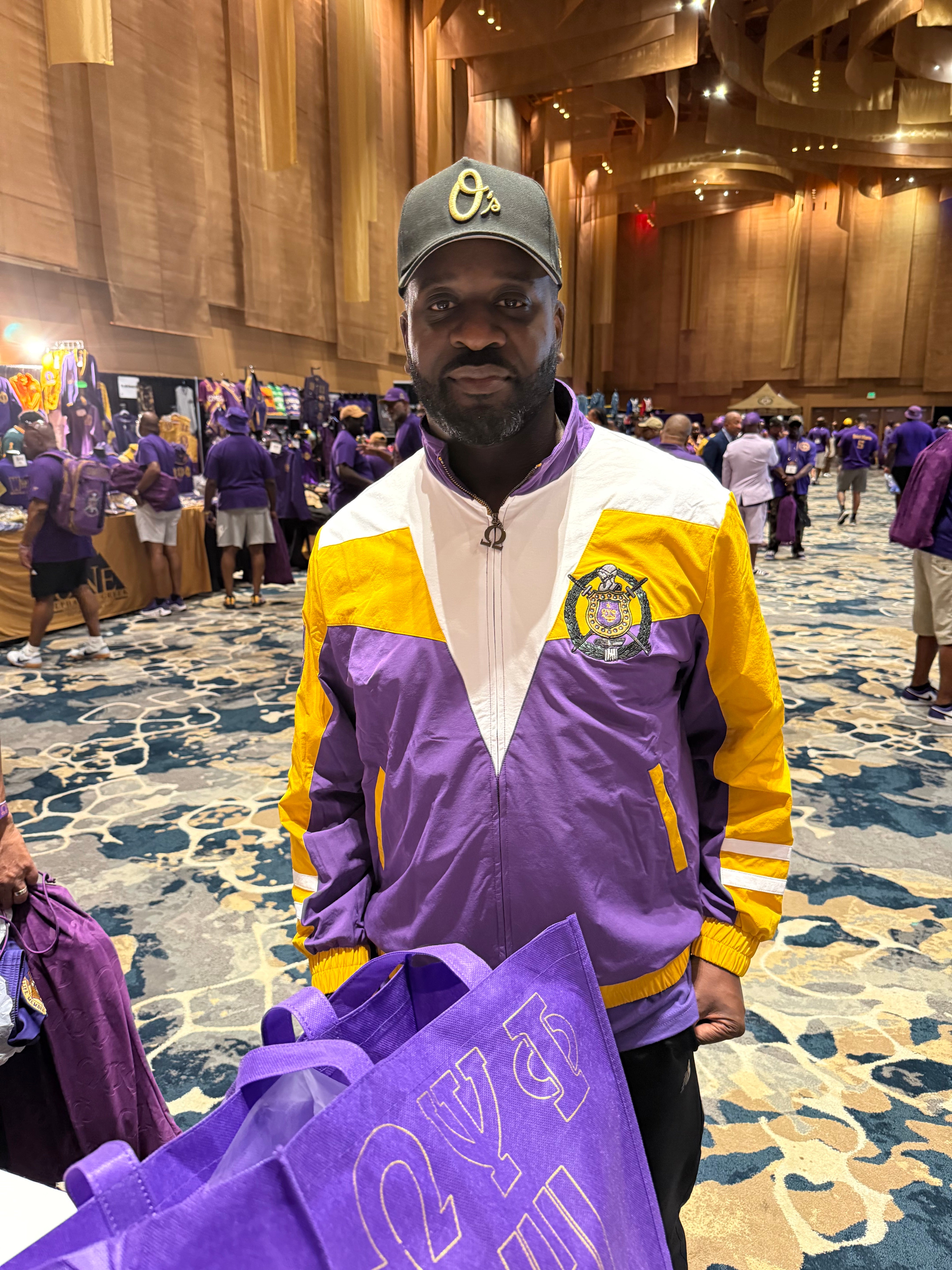 Omega Purple Windbreaker Full Zip