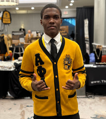 Alpha Gold Fleece Cardigan