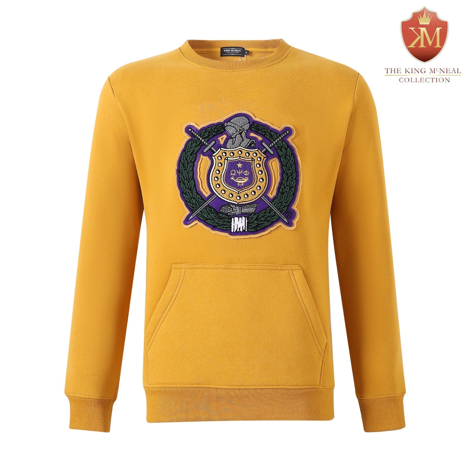 Omega Crest Chenille Crewneck