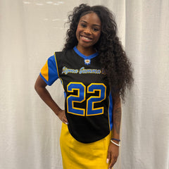 SGRho Black Football Jersey