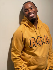 Alpha Old Gold Premium Hoodie