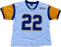 SGRho White Football Jersey