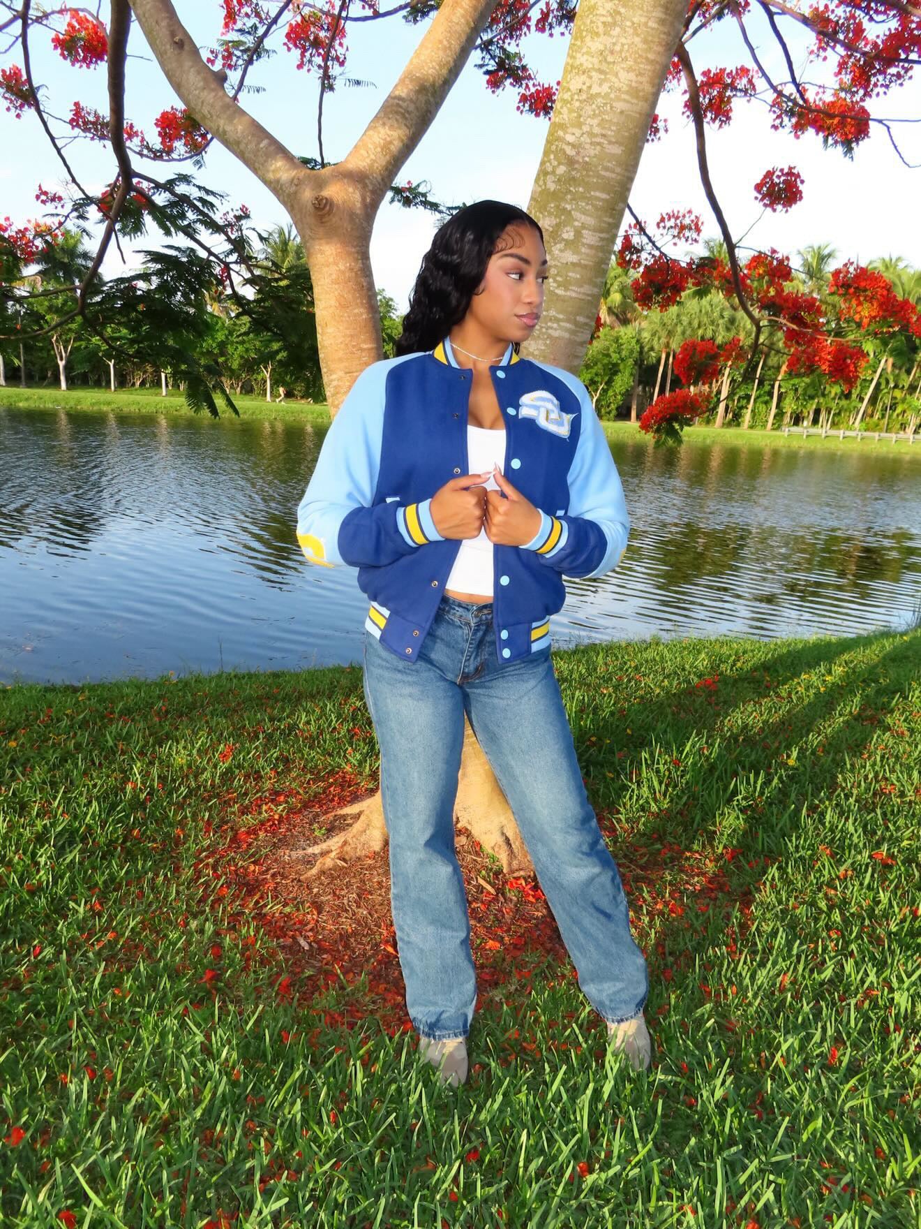 Southern University Navy Fleece Jacket