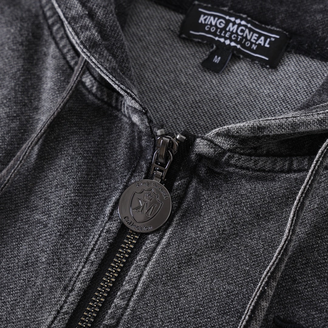 King McNeal Black Denim Jacket