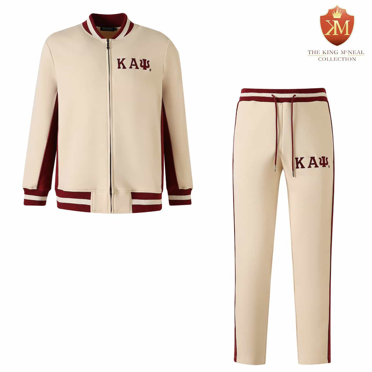 Kappa Cream Air Tech Fleece Warm Up Jacket