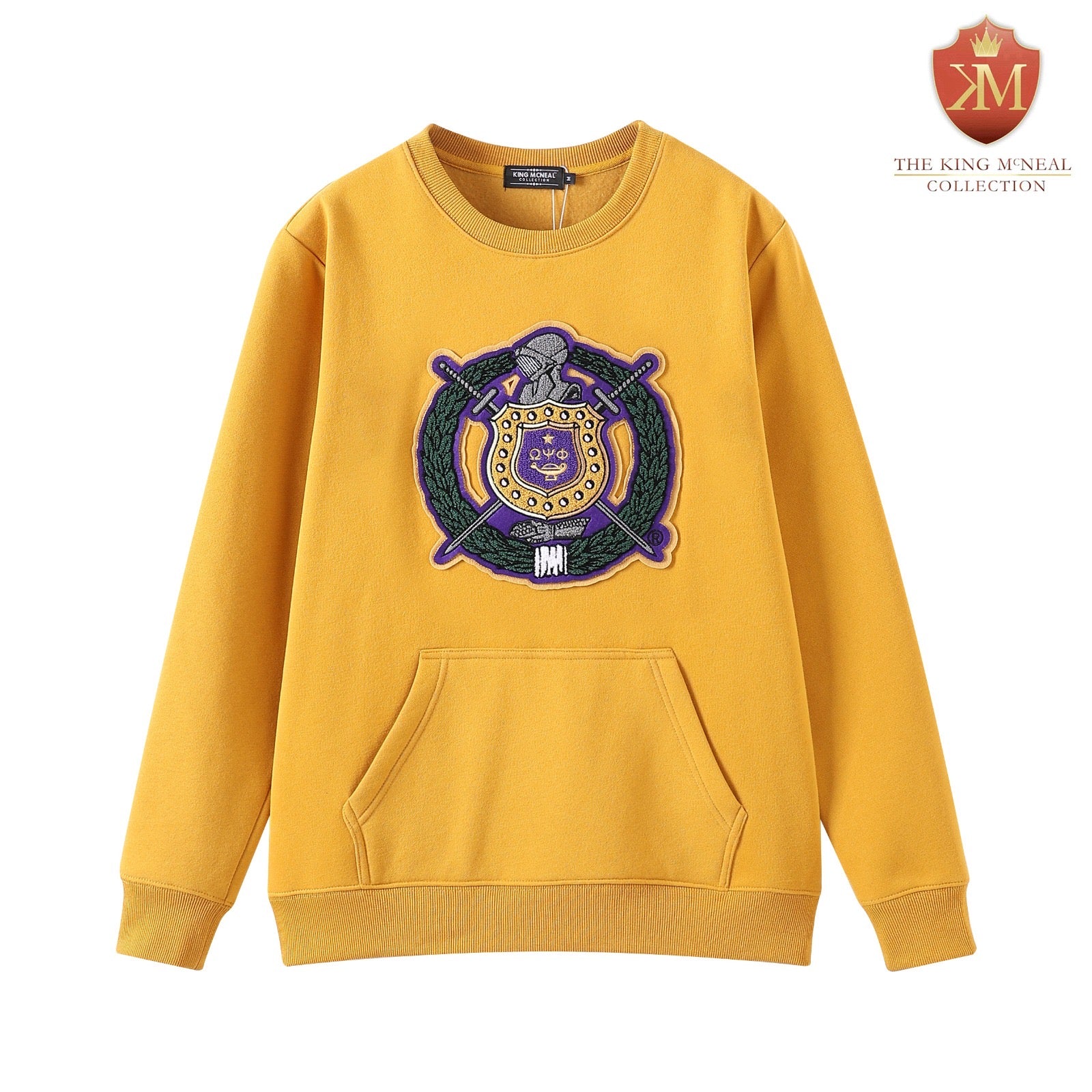 Omega Crest Chenille Crewneck