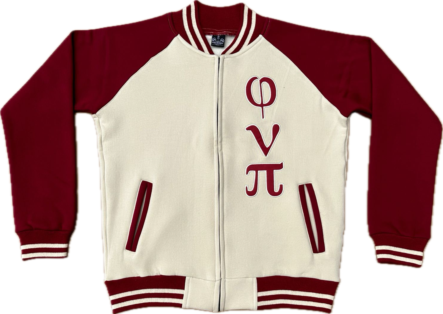 Phi Nu Pi Varsity Baseball Fleece Jacket