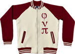 Phi Nu Pi Varsity Baseball Fleece Jacket