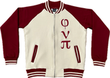 Phi Nu Pi Varsity Baseball Fleece Jacket