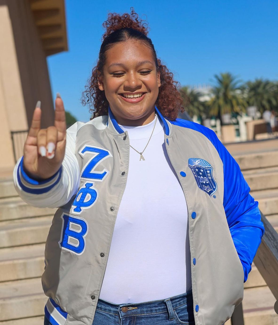 Grey Zeta Bomber Jacket Custom Lining