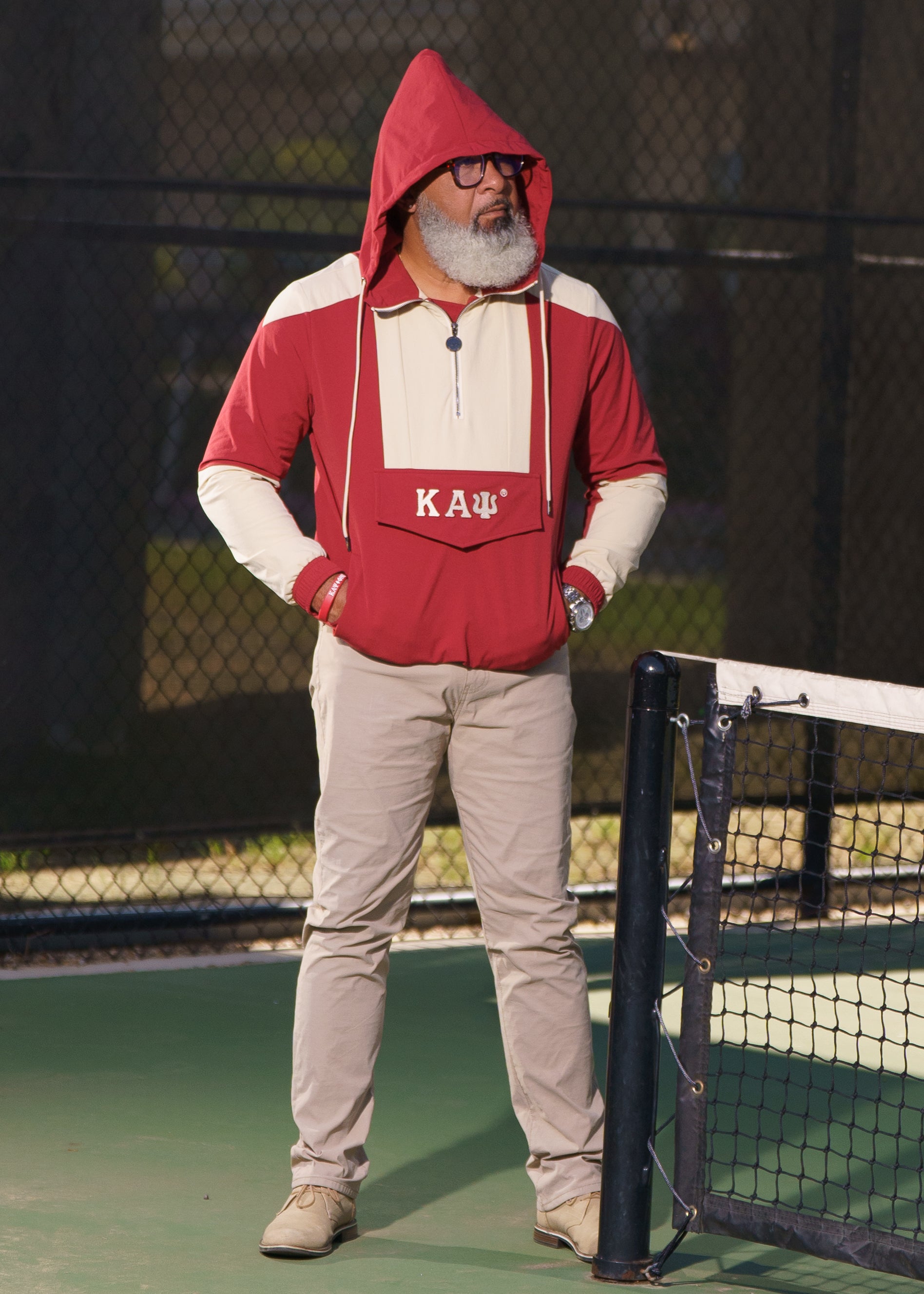 Kappa Krimson Windbreaker Tech Pullover
