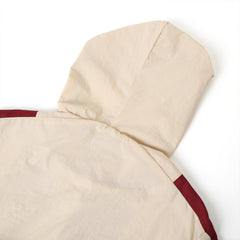 Delta Cream Half Zip Windbreaker Jacket