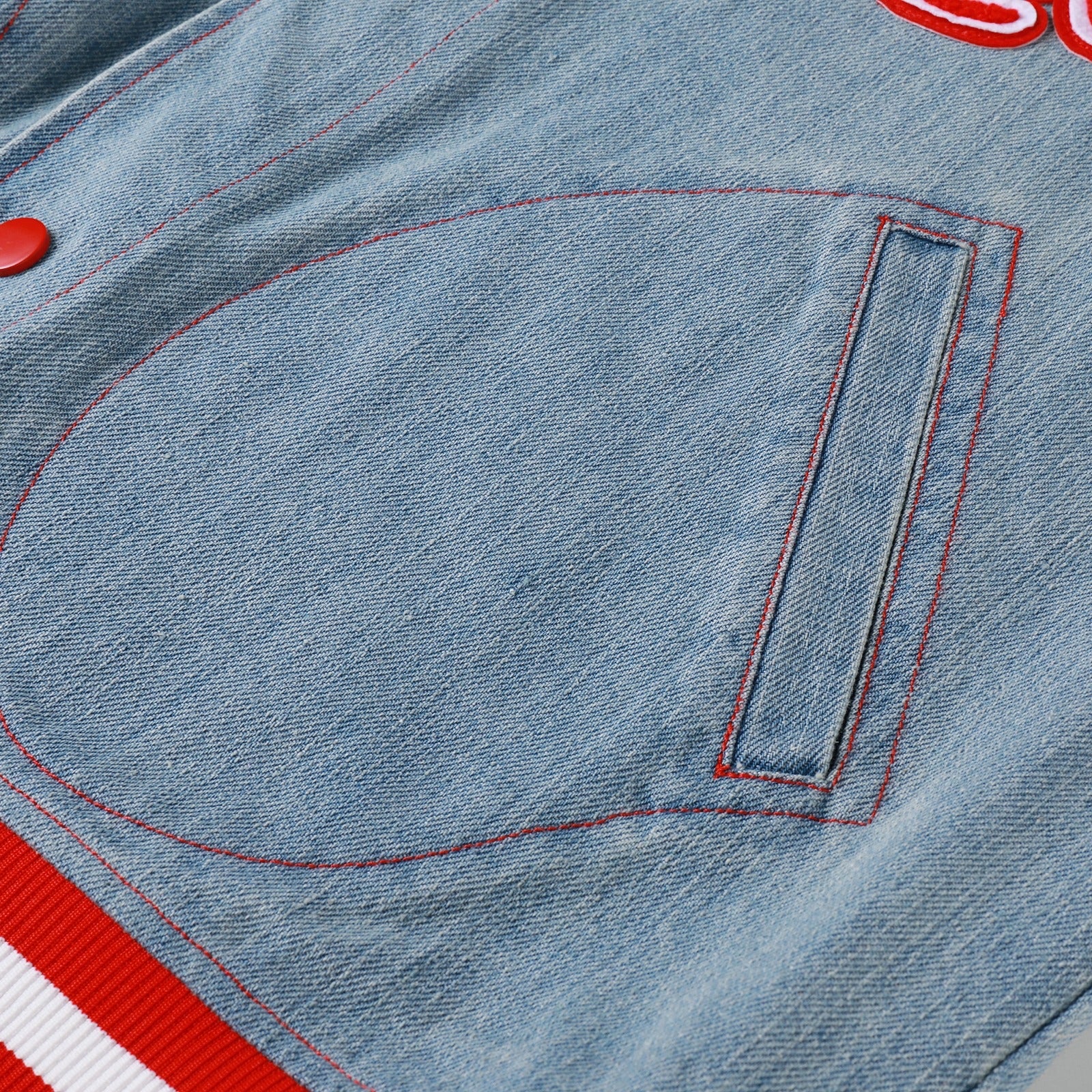 Kappa “K” Denim Chenille Jacket