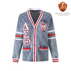 Delta Denim Cardigan Unisex Fit to