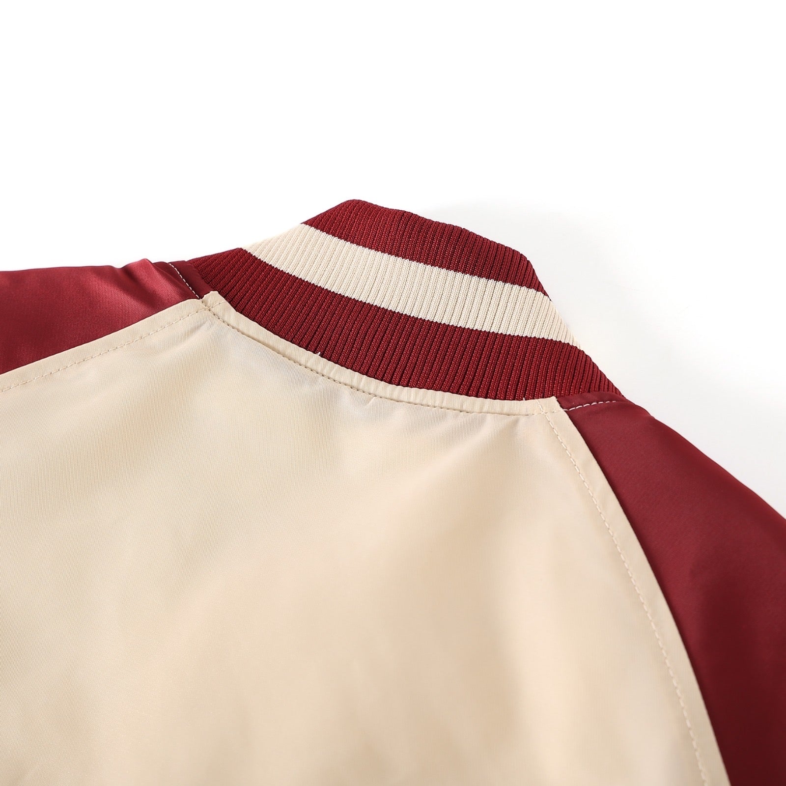 Kappa Krimson & Kream Bomber Jacket