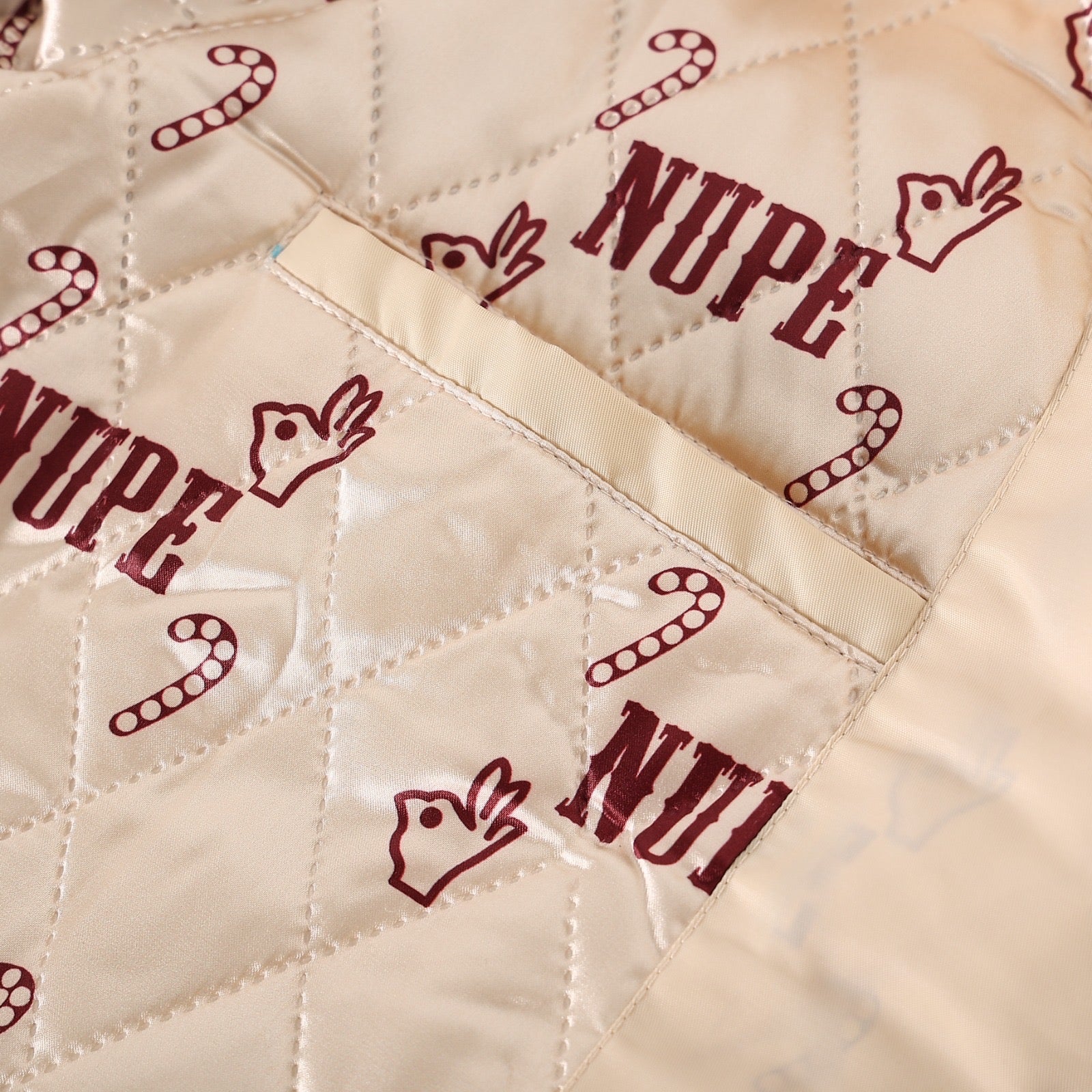 Kappa Krimson & Kream Bomber Jacket