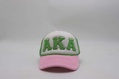 AKA Trucker Snapback Hat