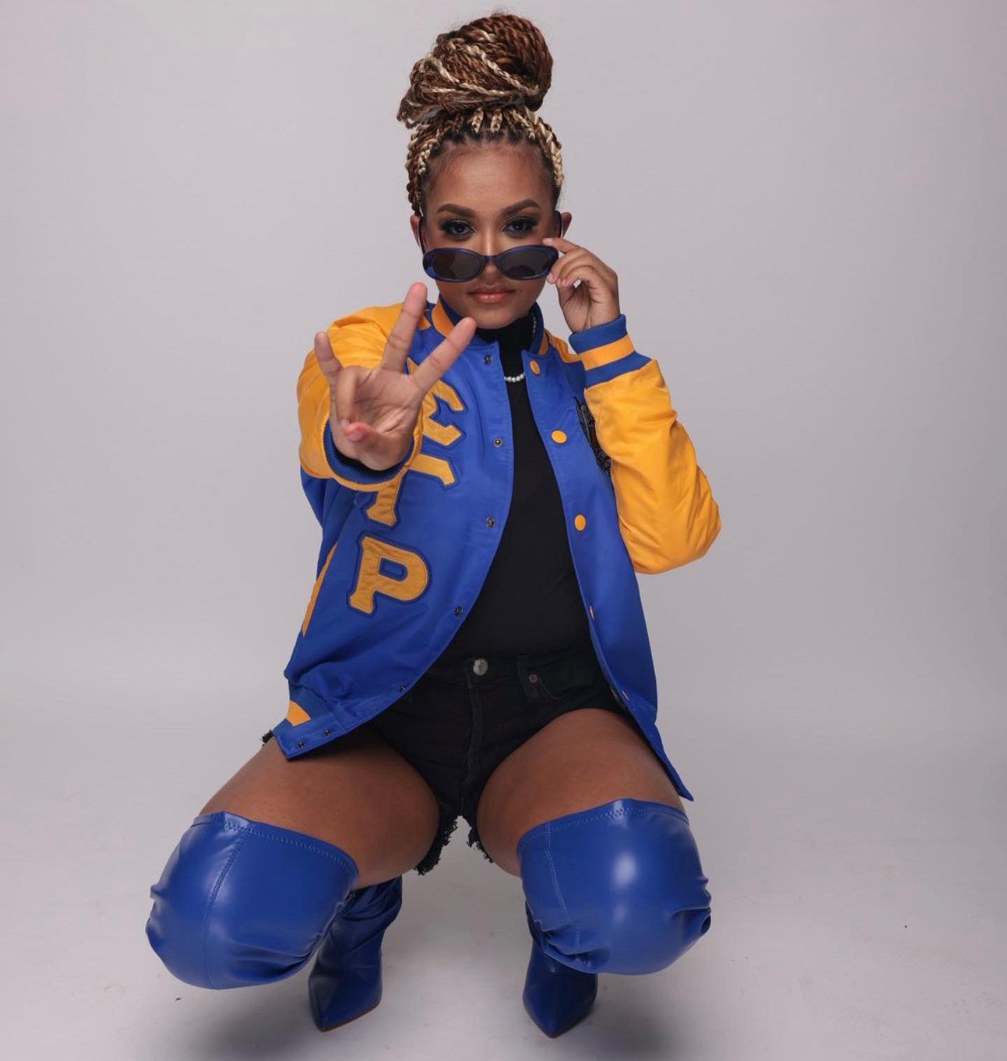 Sigma Gamma Rho Bomber Jacket Custom Lining