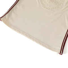 Delta Cream Tapered Embossed Crest Premium Shirt