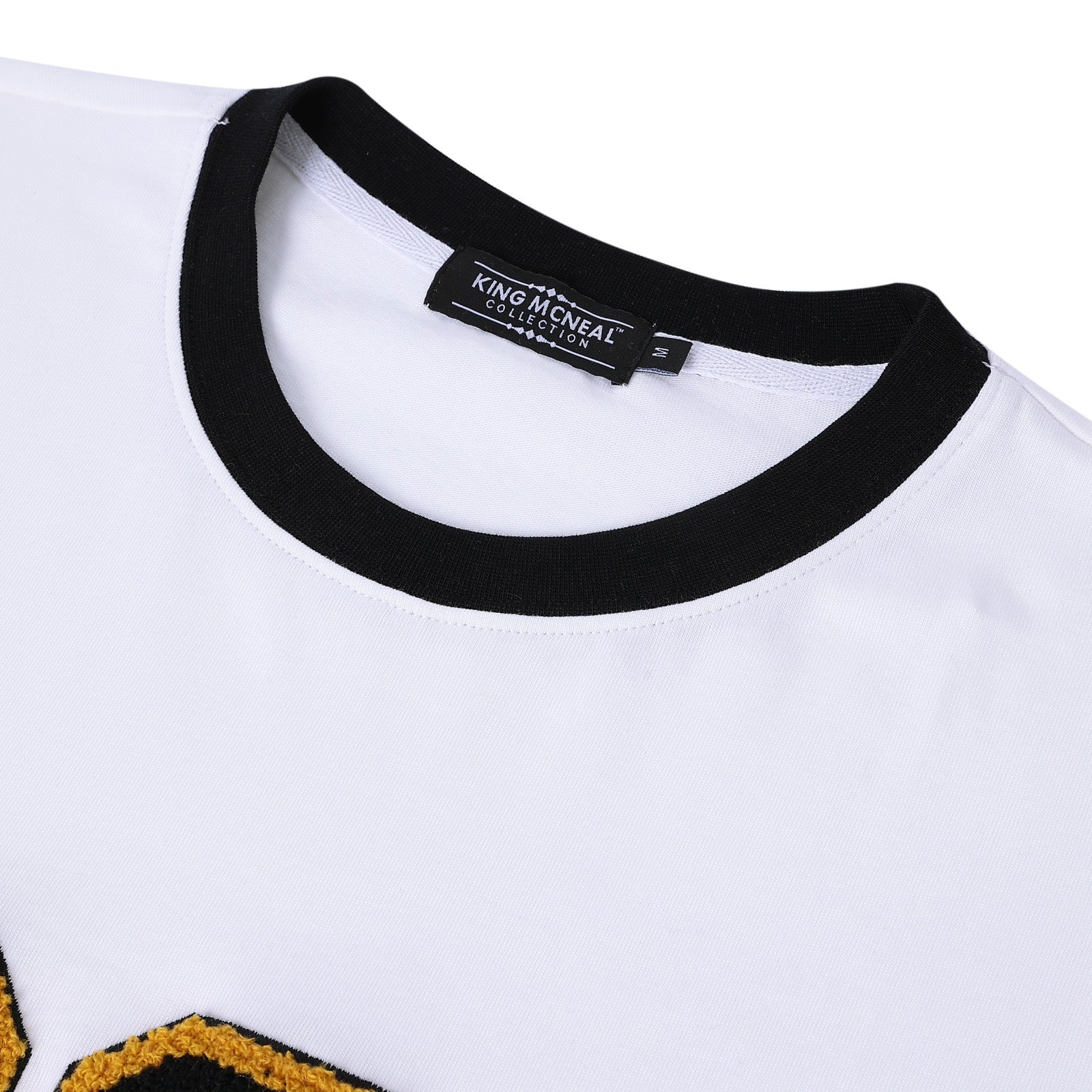 1906 White Premium Chenille Ringer Shirt