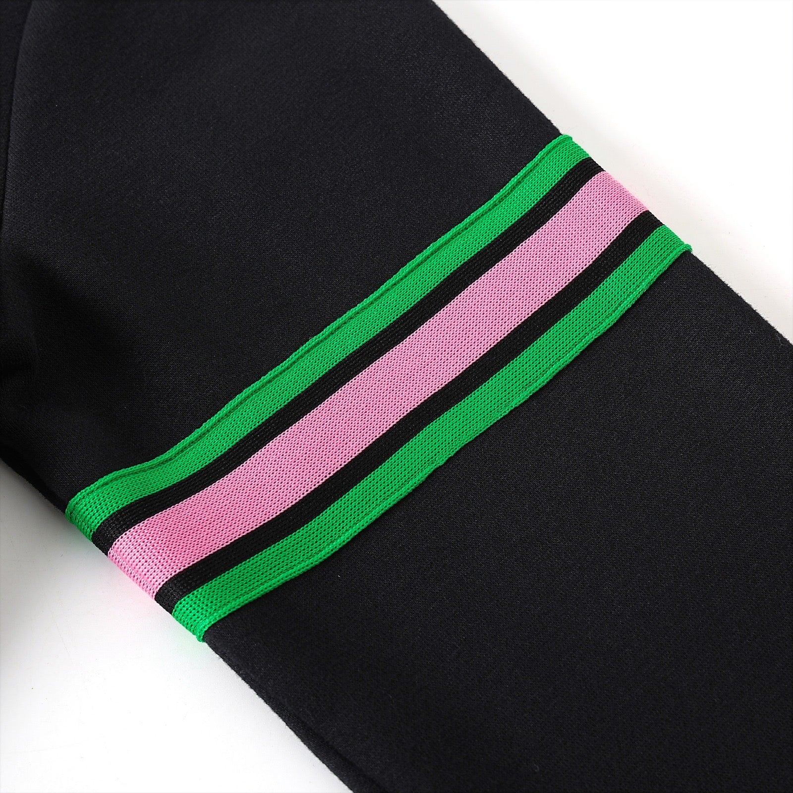 AKA Black Stripe Crest Chenille Crewneck (Unisex Size)