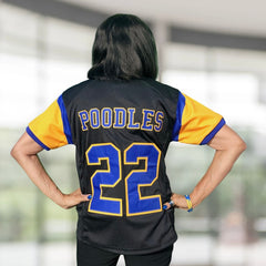SGRho Black Football Jersey