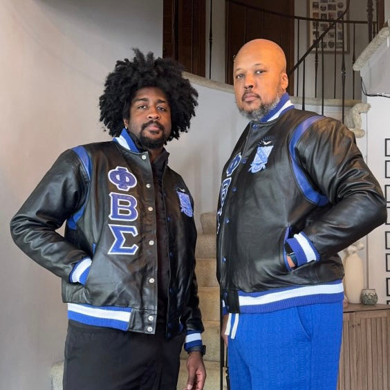 Sigma All Leather Letterman Jacket