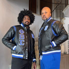Sigma All Leather Letterman Jacket