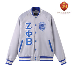 Zeta Silver Bomber Jacket Unisex Fit