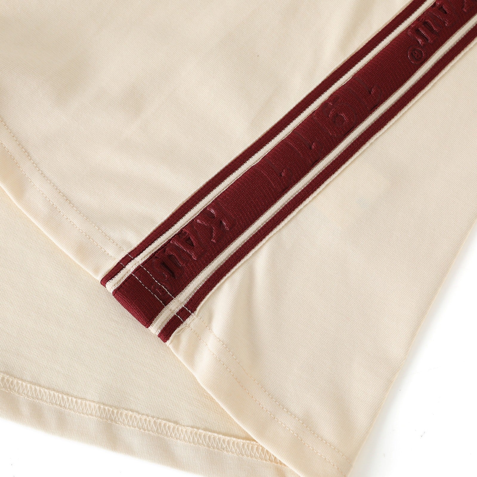 Kappa Cream Tapered Embossed Premium Crest Shirt