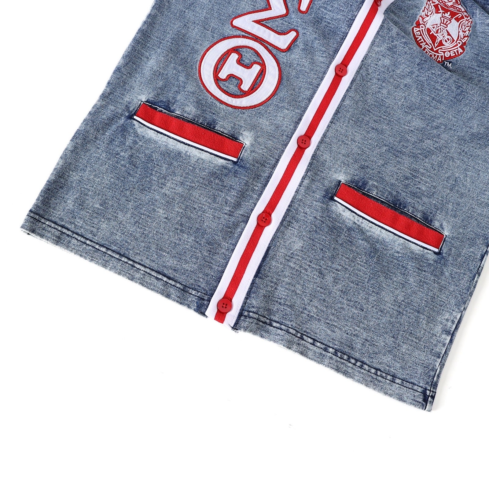 Delta Denim Cardigan Unisex Fit to