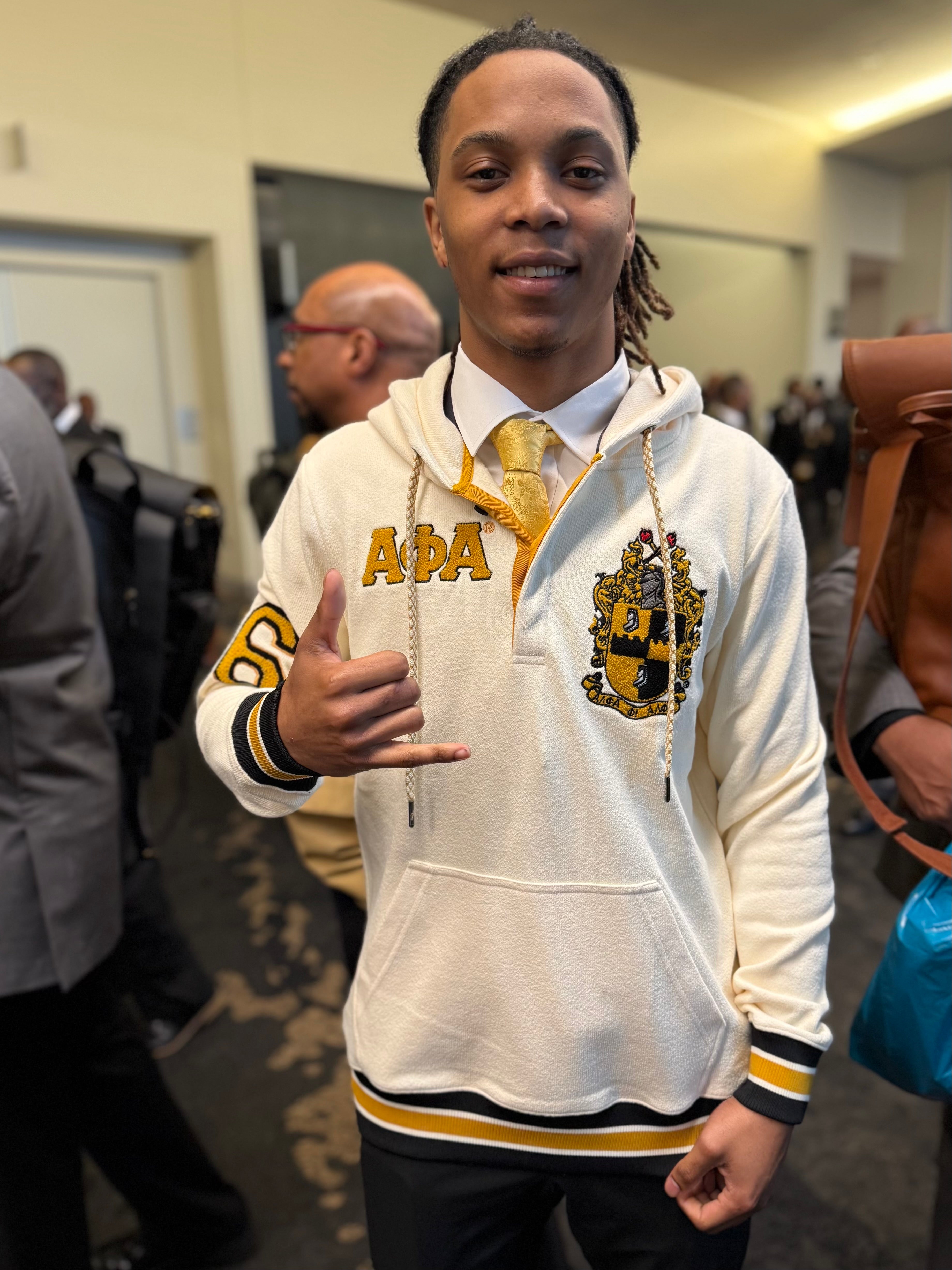 Alpha Neutral Qtr Button-Up Hoodie